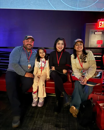 Explorando con hijos familia